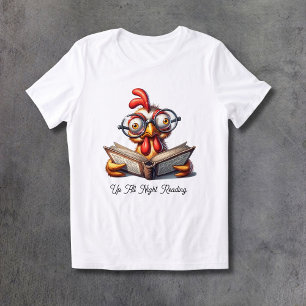 Funny Up All Night Reading Customise Women's Tri-Blend Shirt