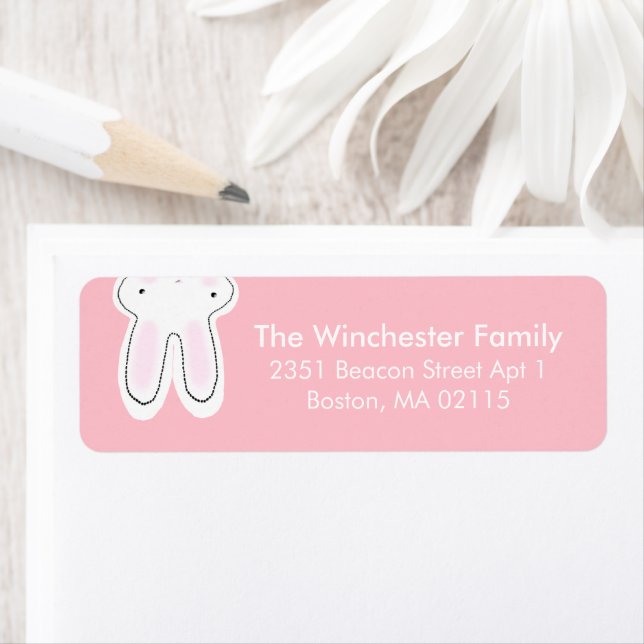funny upside down Easter bunny pastel pink cute (Insitu)