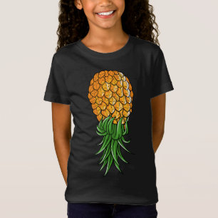 Funny Upside Down Pineapple Gift For Men Women Coo T-Shirt