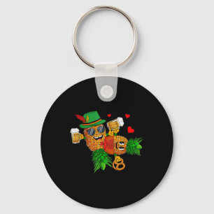 Funny Upside Down Pineapples Couple Swingers Men  Key Ring