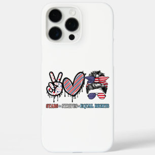 Funny US Flag Patriotic iPhone 16 Pro Max Case