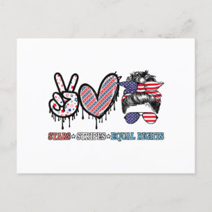 Funny US Flag Patriotic Postcard