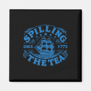Funny Us History Teacher Boston Spilling The Tea S Magnet