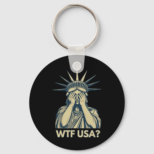 Funny Usa 4th Of July  Key Ring (Front)