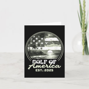 Funny Usa America Shirt Gulf Of Us America Est 202 Card