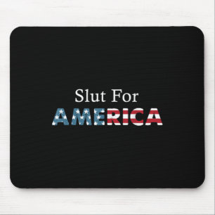 Funny Usa Flag 4th Of July Retro For America  Mouse Pad