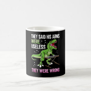 Funny Useless Arms T Rex Pianist Coffee Mug