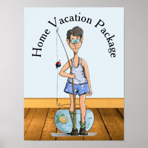 Funny Vacation Poster