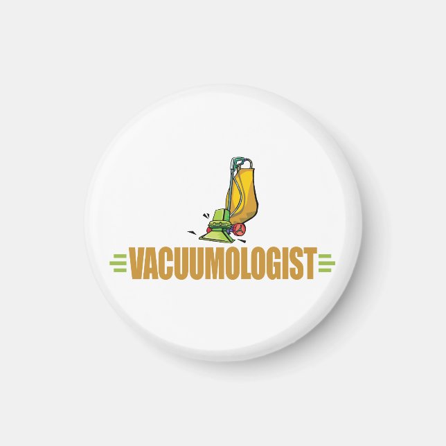 Funny Vacuuming Magnet (Front)