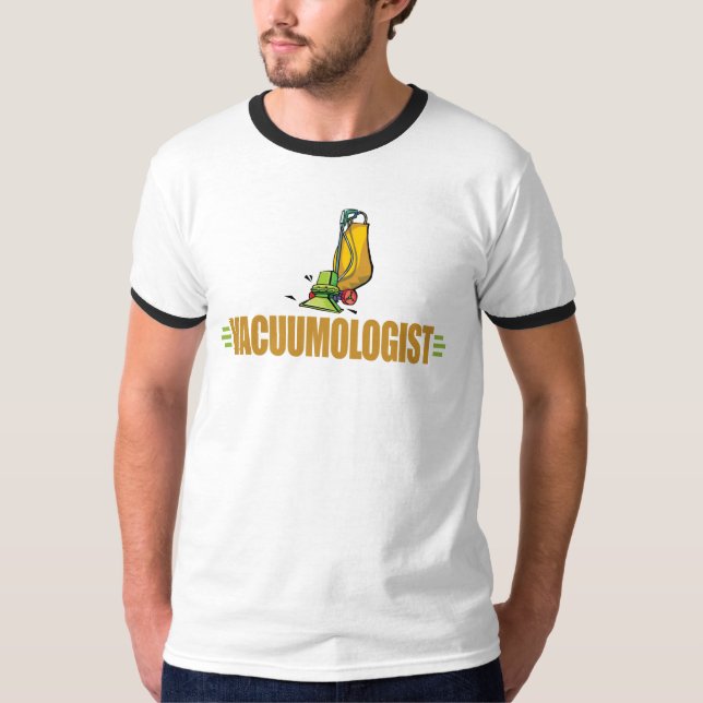 Funny Vacuuming T-Shirt (Front)