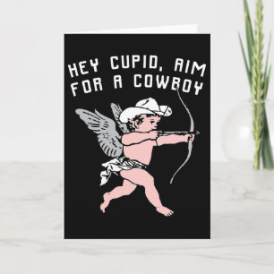 Funny Valentine Hey Cupid  Card