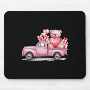 Funny Valentine Pink Lovely Car Womens Matching Va Mouse Pad