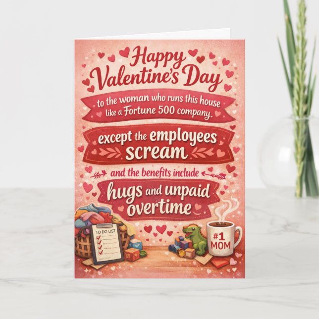 Funny Valentine’s Cards for Moms (Front)
