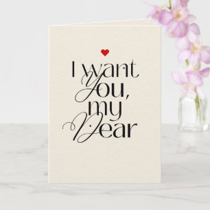 Funny Valentine’s Day Card for Husband or Partner