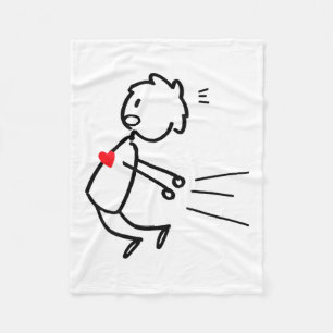 Funny Valentine’s Day Couple Matching For Men Wome Fleece Blanket