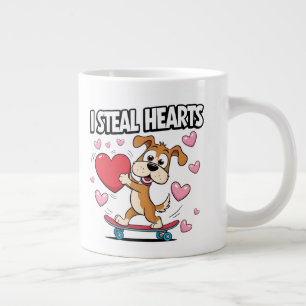 Funny Valentine’s Day – Cute, Modern & Humourous  Large Coffee Mug