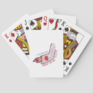 Funny Valentine’s Day Love Pun Lovecore Esthetic Playing Cards