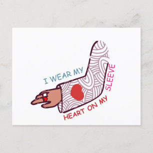 Funny Valentine’s Day Love Pun Lovecore Esthetic Postcard