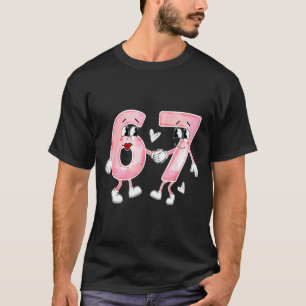Funny Valentines Day 6 7 Six Seven Meme Valentine T-Shirt