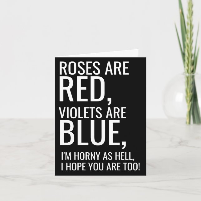 Funny Valentines Day Card, Valentines Day Card (Front)