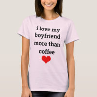 Funny Valentine's Day Coffee Boyfriend Quote Pink