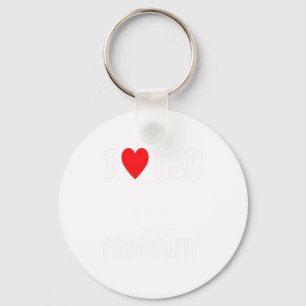 Funny Valentine's Day Couple Matching I Love Her I Key Ring