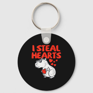 Funny Valentines Day Gifts I Steal Hearts Kids Cap Key Ring