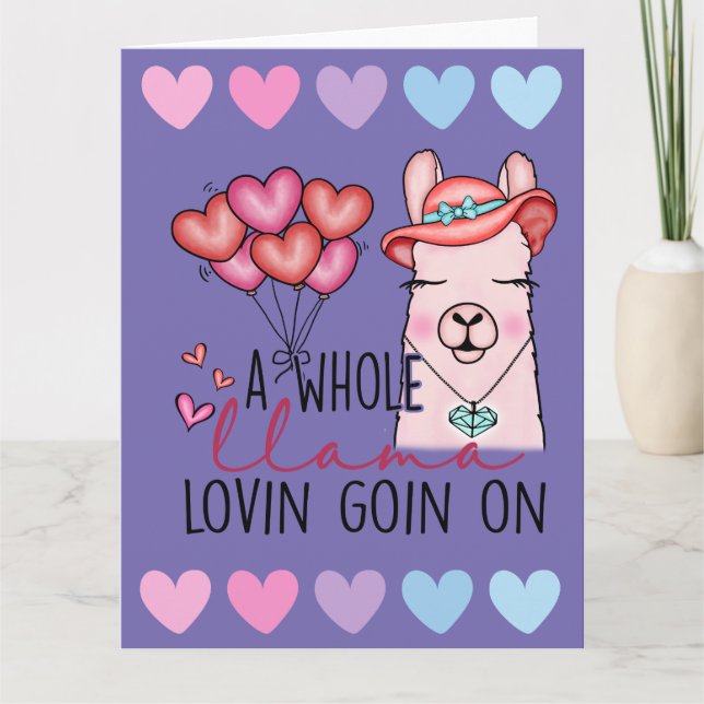 Funny Valentine's Day Greeting Card (Front)