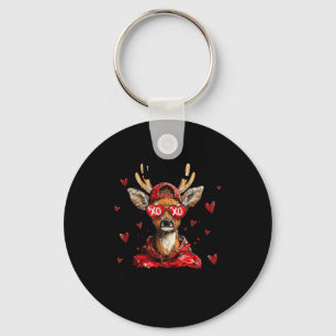 Funny Valentines Day Mad Love For My Mama Deer Hun Key Ring