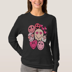 Funny Valentine's Day retro smile heart candy T-Shirt