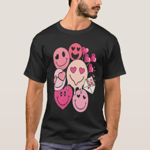 Funny Valentine's Day retro smile heart candy T-Shirt