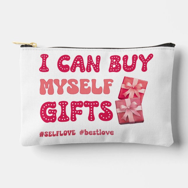 Funny Valentine's day Self love Accessory Pouch (Front)