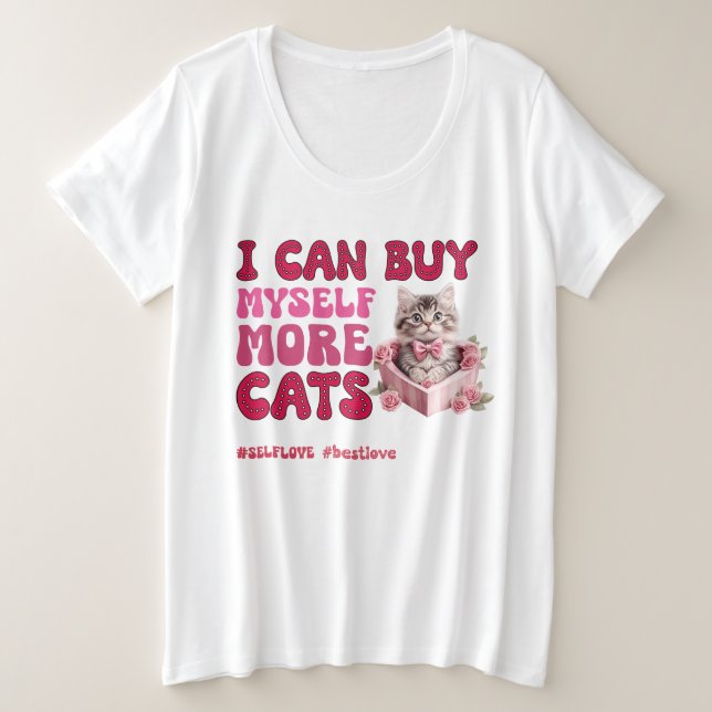 Funny Valentine's day Self love Plus Size T-Shirt (Design Front)