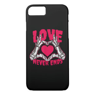 Funny Valentines Day Skeleton Heart Hands Case-Mate iPhone Case