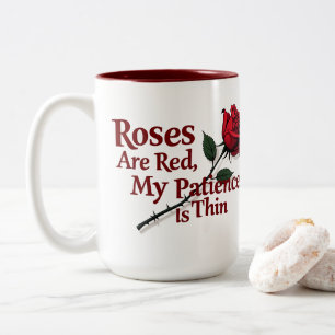 Funny Valentine's Gift for Coffee Lovers Two-Tone Coffee Mug