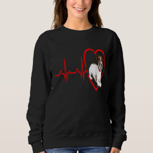 Funny Valentines Jack Russell Terrier Heart Dog Sweatshirt