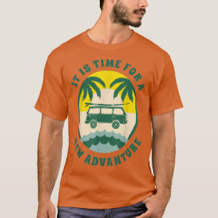 Funny Van Travel Life Adventure Beach T-Shirt