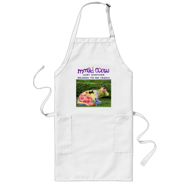 funny vegan apron (Front)