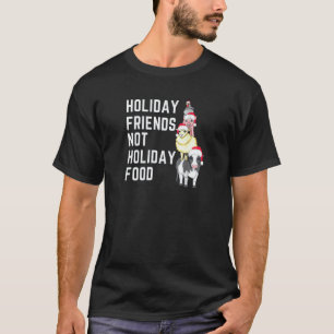 Funny Vegan Christmas Plant Based Xmas Friends Not T-Shirt