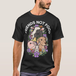 Funny Vegan Christmas Plant Based Xmas Friends Not T-Shirt