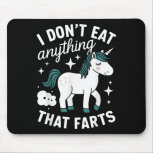 Funny Vegan I Don't Eat Anything That Farts Vegeta Mouse Pad