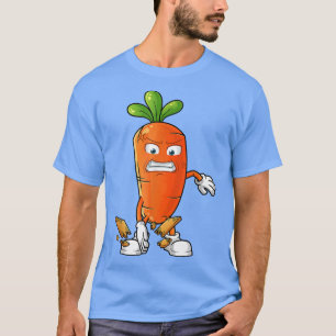 Funny Vegan Karate Carrot Fighter T-Shirt