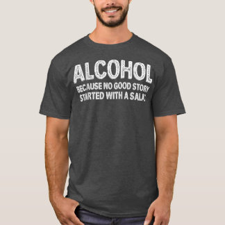 Funny Vegan Vegetarian Alcohol Drinking T-Shirt