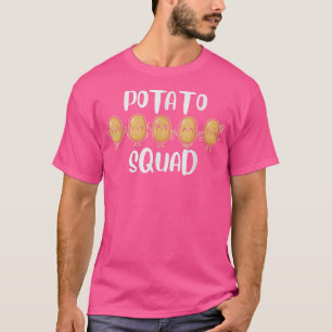 Funny Vegan Vegetarian Kawaii Potato Squad T-Shirt