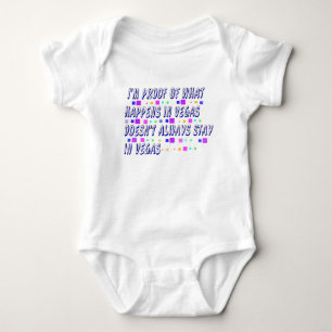 Funny Vegas Baby Onsie Bodysuit