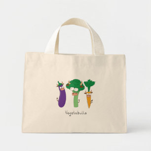 Funny Vegetable Cute Kids Mini Tote Bag
