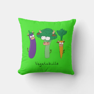 Funny Vegetables Cute Cartoon Kids Cushion