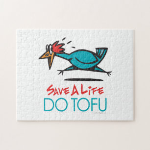 Funny Vegetarian Tofu Jigsaw Puzzle
