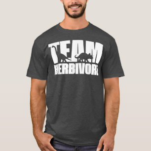 Funny Vegetarian Vegan, Team Herbivore Cool Sarcas T-Shirt