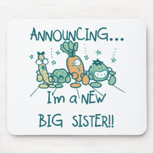 Funny Veggies New Big Sister Mouse Pad
